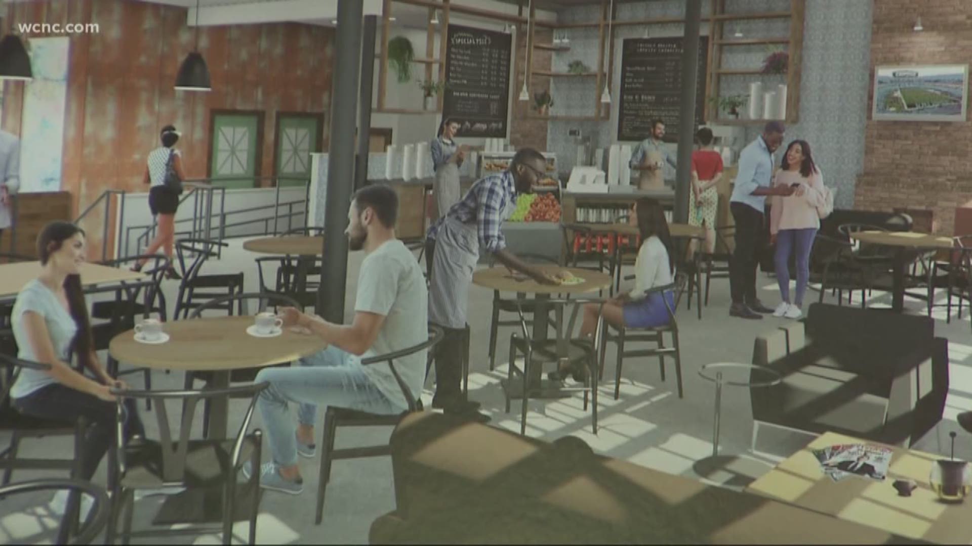 The restaurant will also feature a coffee shop for quick stops, and private areas for business meetings.