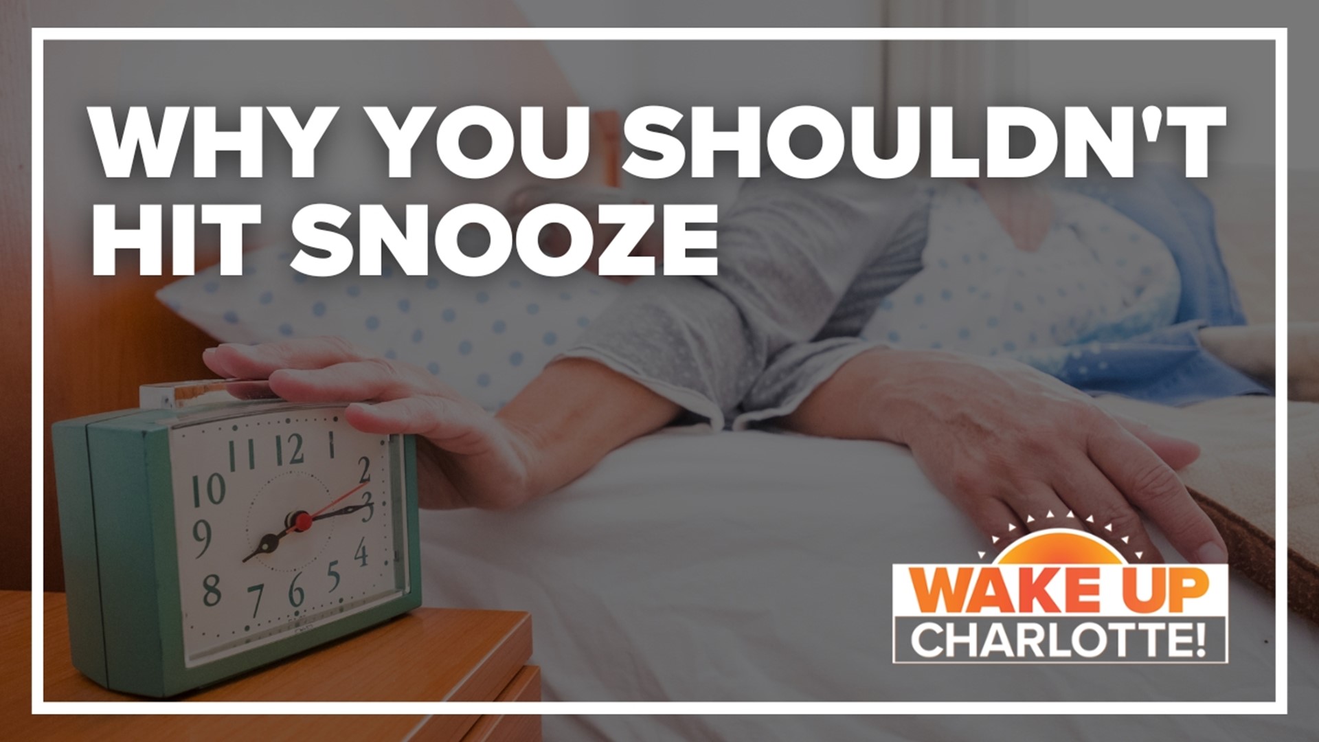 Most of us like a little "snooze" in between alarms, but could it actually be bad for your health?