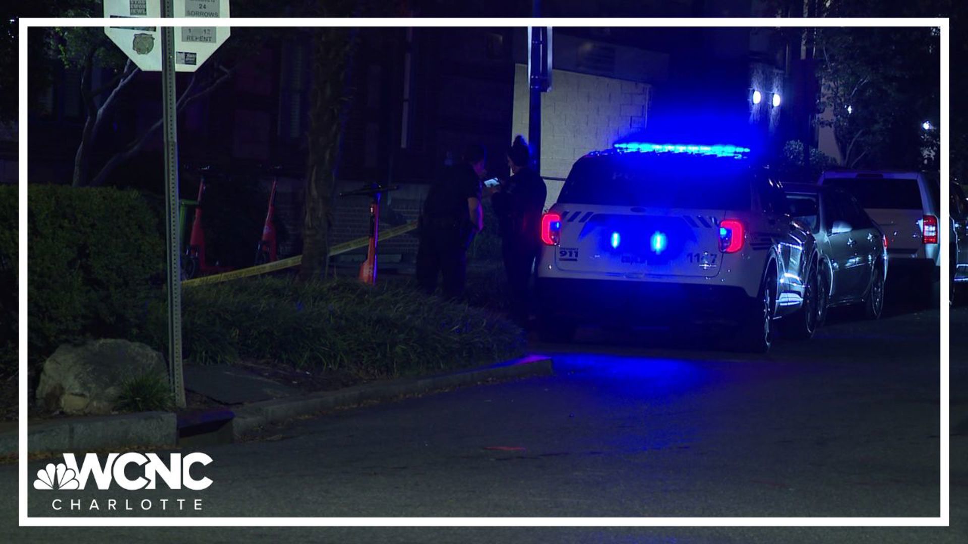 One person was seriously injured in a shooting in Uptown Charlotte late Thursday, Medic said.