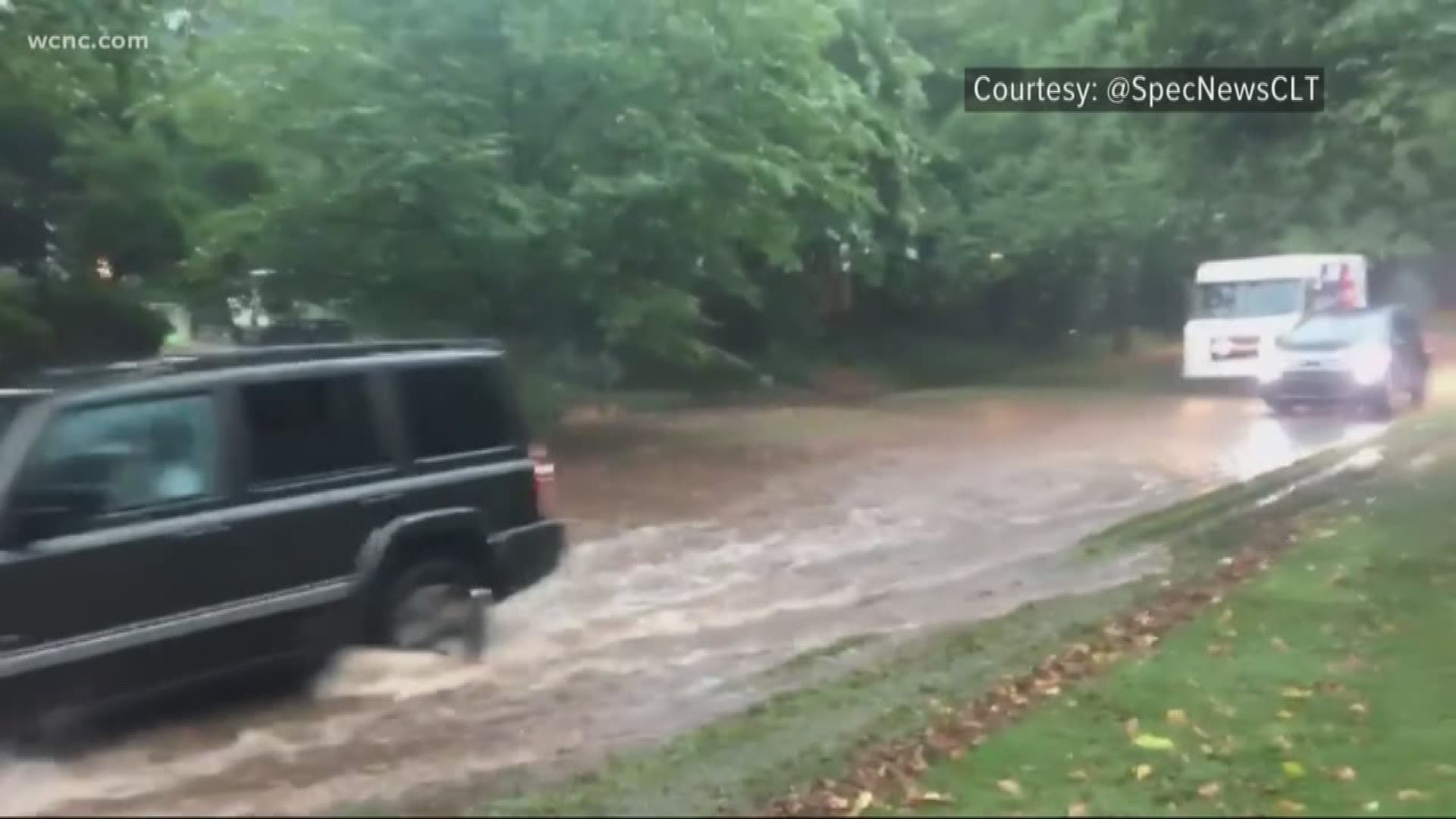 Flooding in the Charlotte area