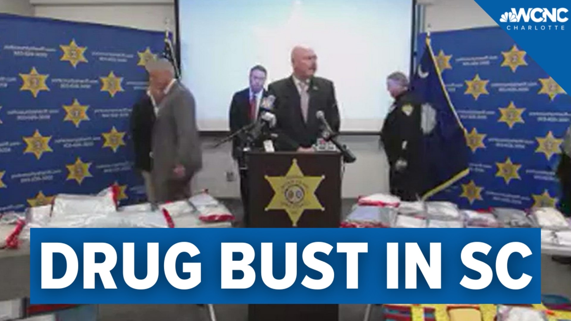 York county officials giving new details about a massive drug bust.