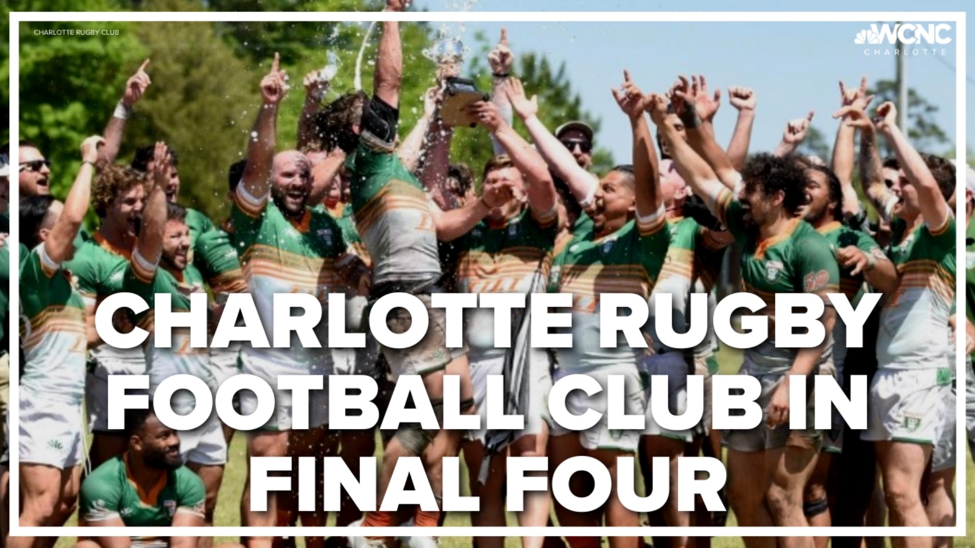 The D-2 men's Charlotte rugby football club is headed to Atlanta this weekend after clinching a spot in the final four of the national championship.
