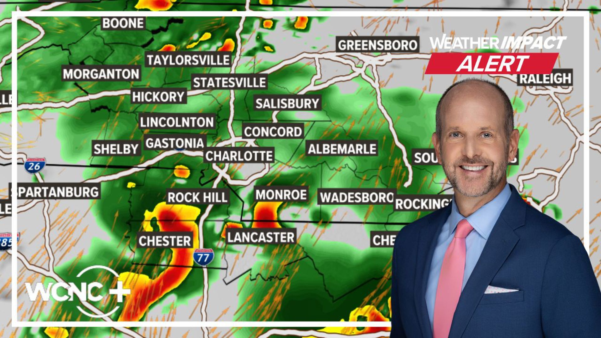 Severe storms possible in Charlotte overnight Monday | wcnc.com