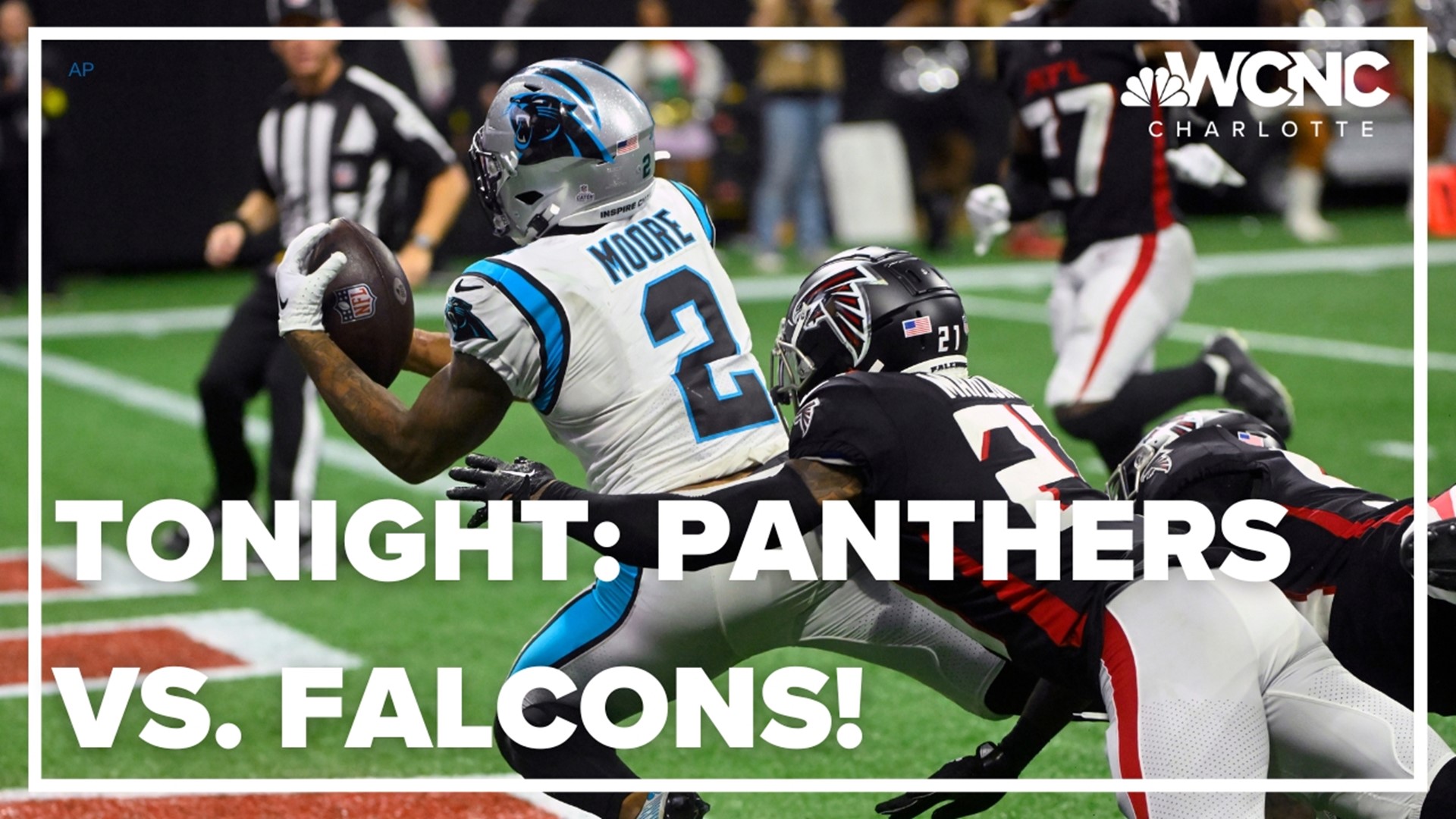 The Carolina Panthers hosting the Atlanta Falcons on Thursday Night Football.