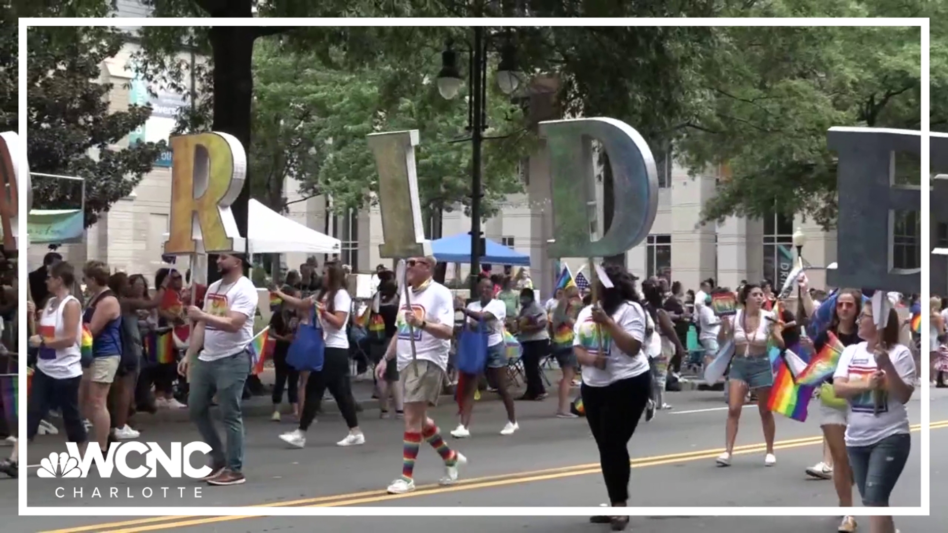 The Charlotte Pride Festival returns to Uptown Charlotte this Saturday, Aug. 17 and Sunday, Aug. 18.