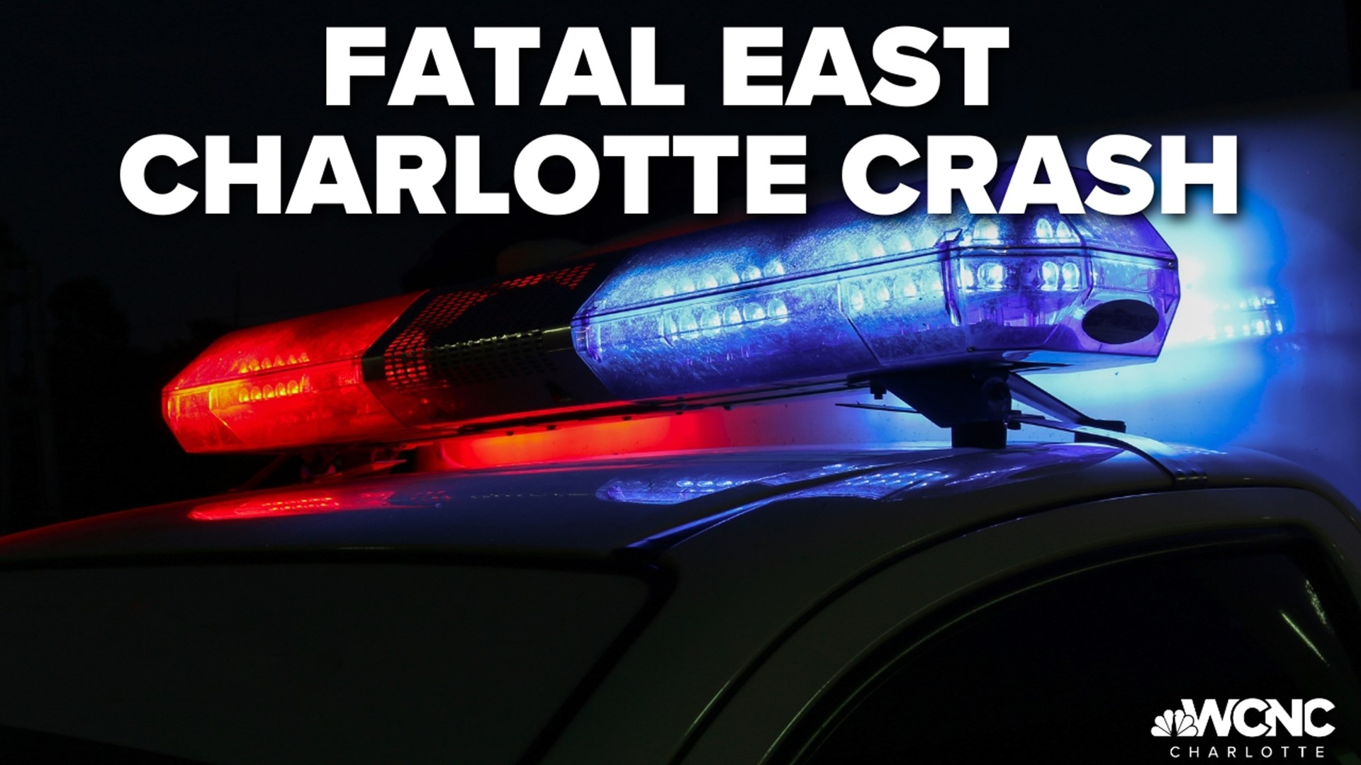 One person was pronounced dead after an auto-pedestrian crash on I-485 in east Charlotte.
