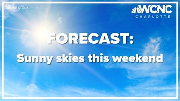 FORECAST: Sunny and warm through the weekend across the Carolinas