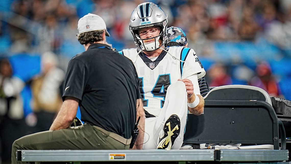 Report: Panthers QB Sam Darnold to miss 4-6 weeks after being carted out of  preseason game with ankle injury