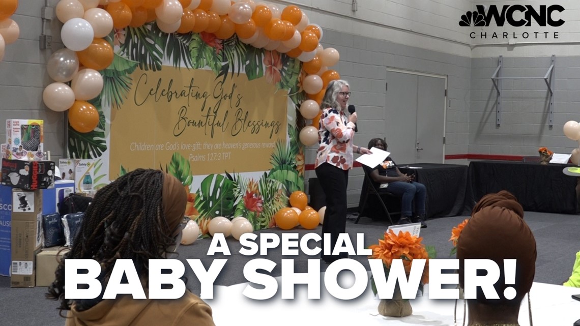 'Something amazing' | Community baby shower offers essentials, education for west Charlotte moms-to-be