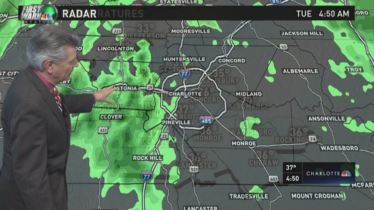 Cold Rain Mountain Snow In Store Tuesday Wcnc Com