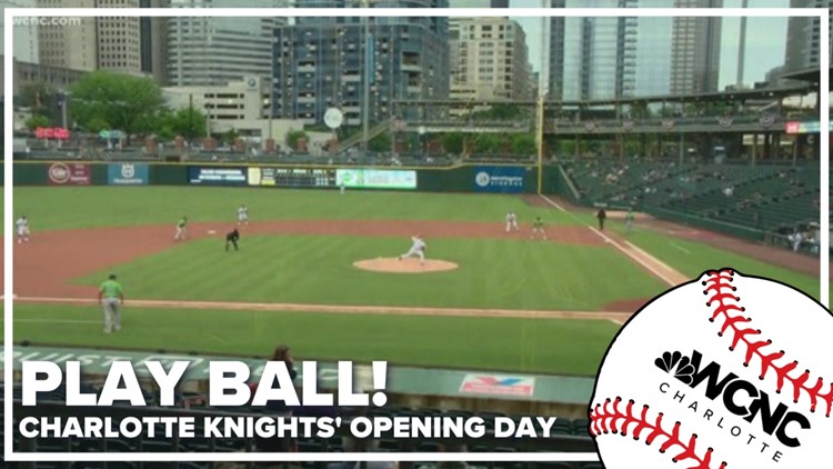Charlotte Knights opening night: Fans file in