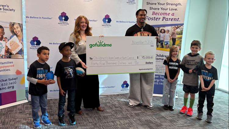 Panthers RB Rico Dowdle raises $45,000 for North Carolina children’s charity after being fined for ‘two pumps’ celebration