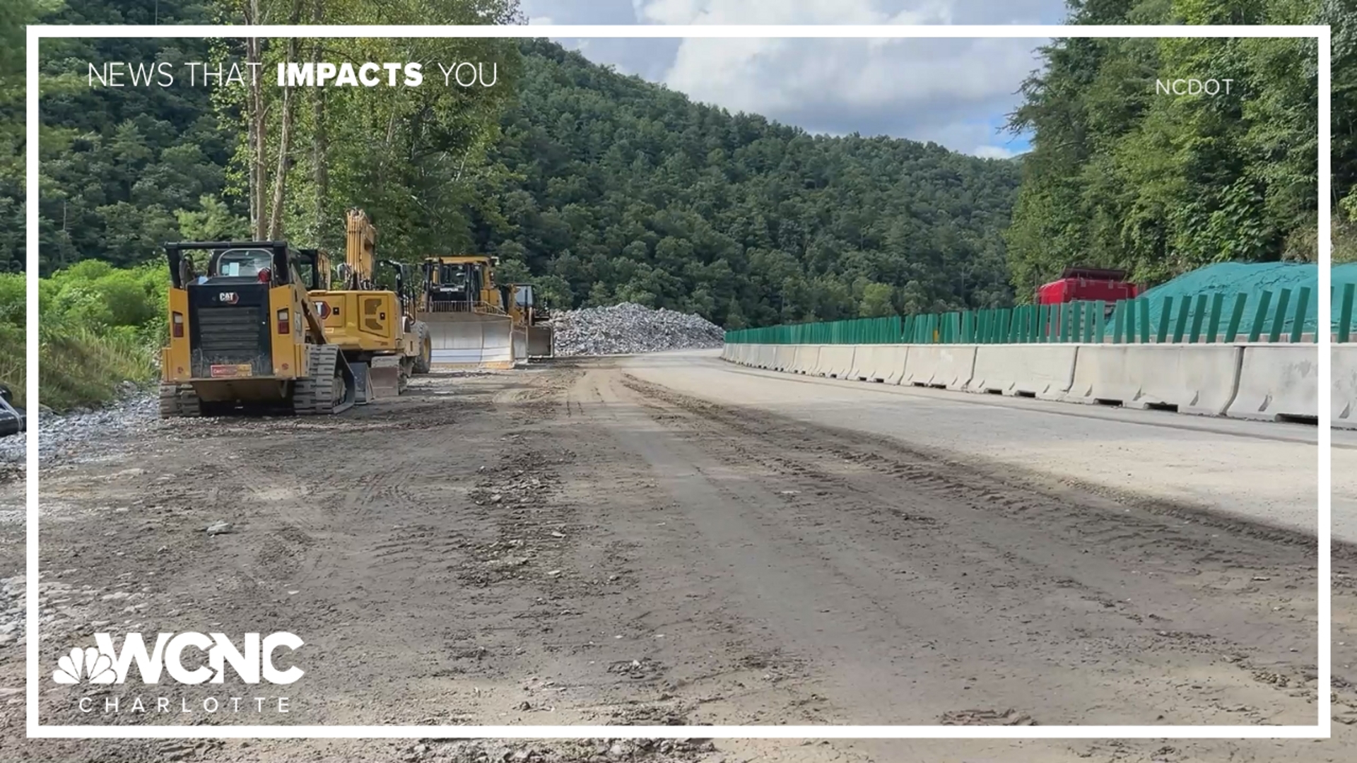 Rebuilding I-40 a year after Hurricane Helene hits North Carolina ...