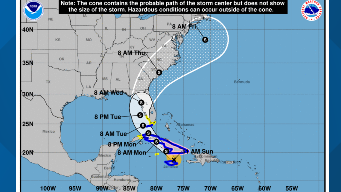 This Is When National Hurricane Center Update Forecast Cone Wcnc Com