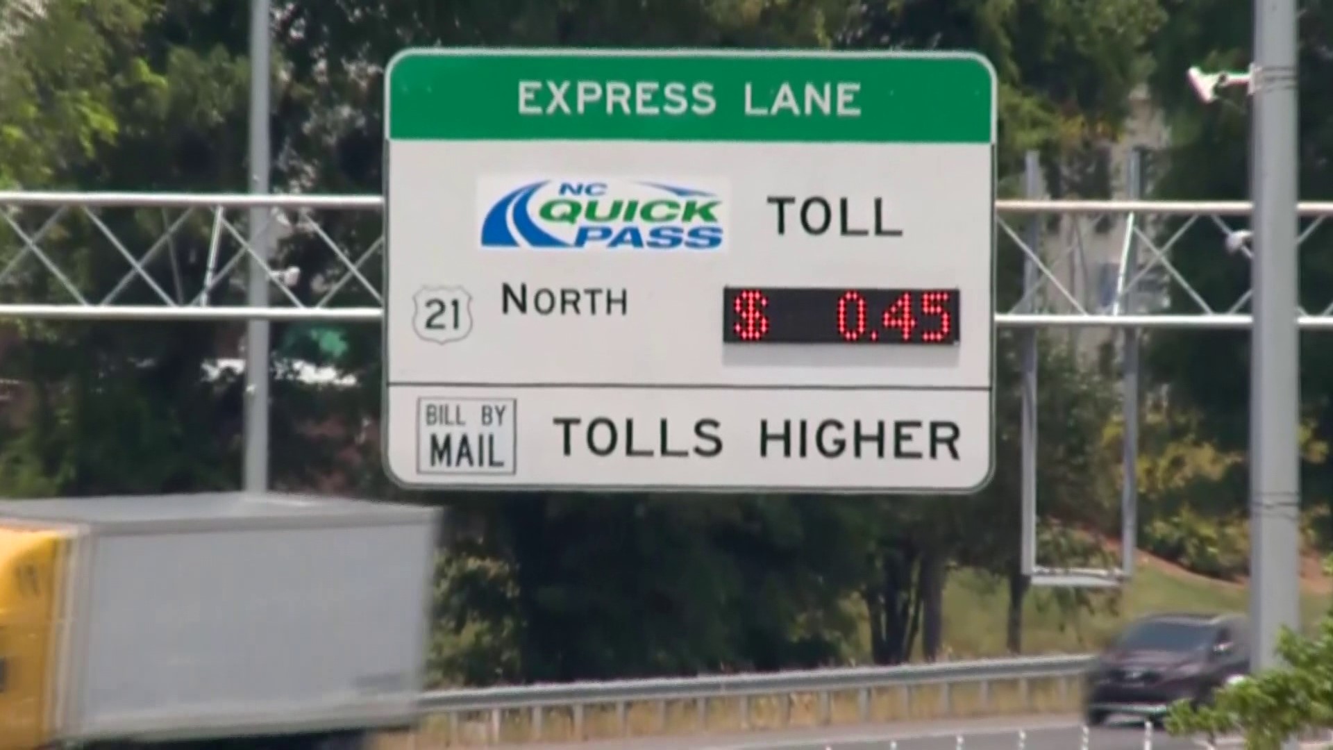 North Carolina DOT is expected to ask lawmakers to increase late fees for drivers who are late paying their toll bills.