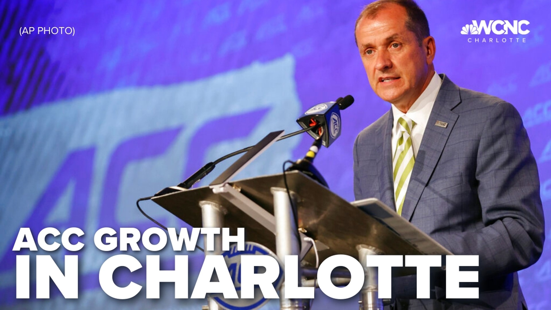 Charlotte is preparing for the ACC to move its headquarters here from Greensboro.