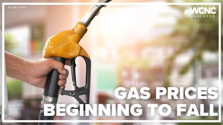 Gas prices beginning to fall
