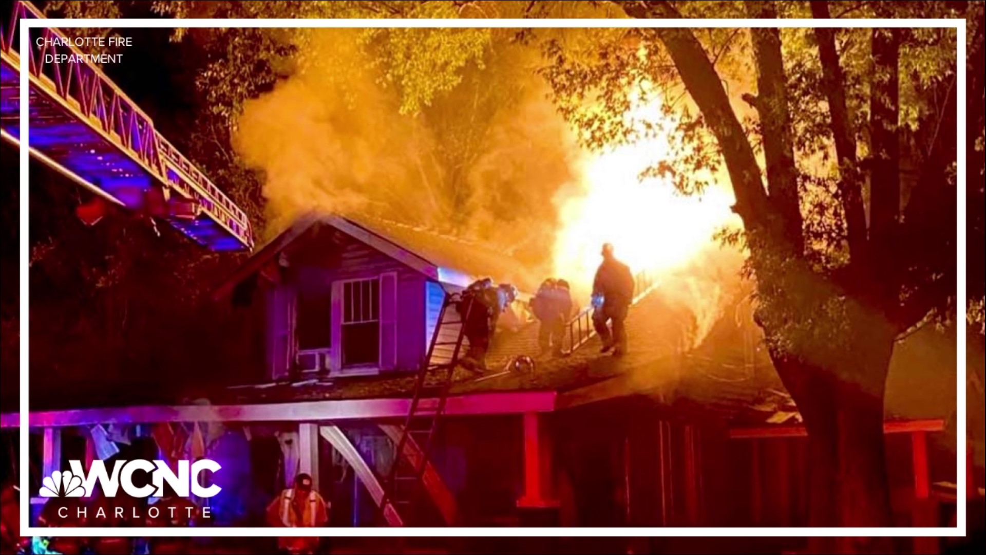 It took 30 firefighters about 30 minutes to control the fire Tuesday morning.