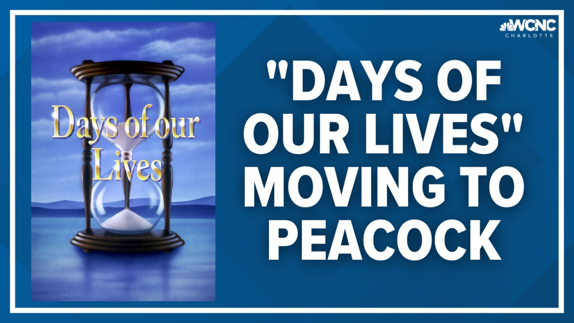 On Sept. 12, Days of our Lives will be streaming exclusively on Peacock, including new and past episodes.