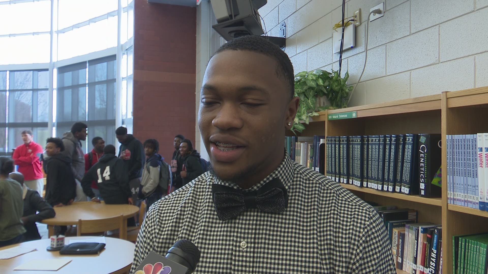 Joe Ervin—Running back for South Pointe Stallions signed to Kansas State 
Jaylen Mahoney- Cornerback for South Pointe Stallions signed to Vanderbilt 
Heather Alverson- cross country runner signed to Coker College