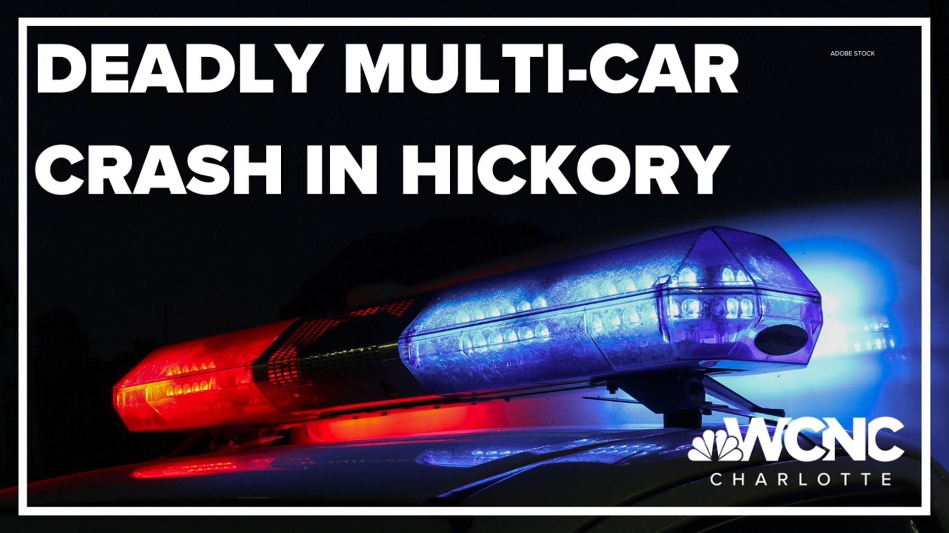 Hickory Police are investigating after one person was killed in a crash following an overnight chase.