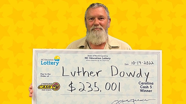 NC man wins $235K lottery jackpot after buying 3 tickets for Dale Earnhardt