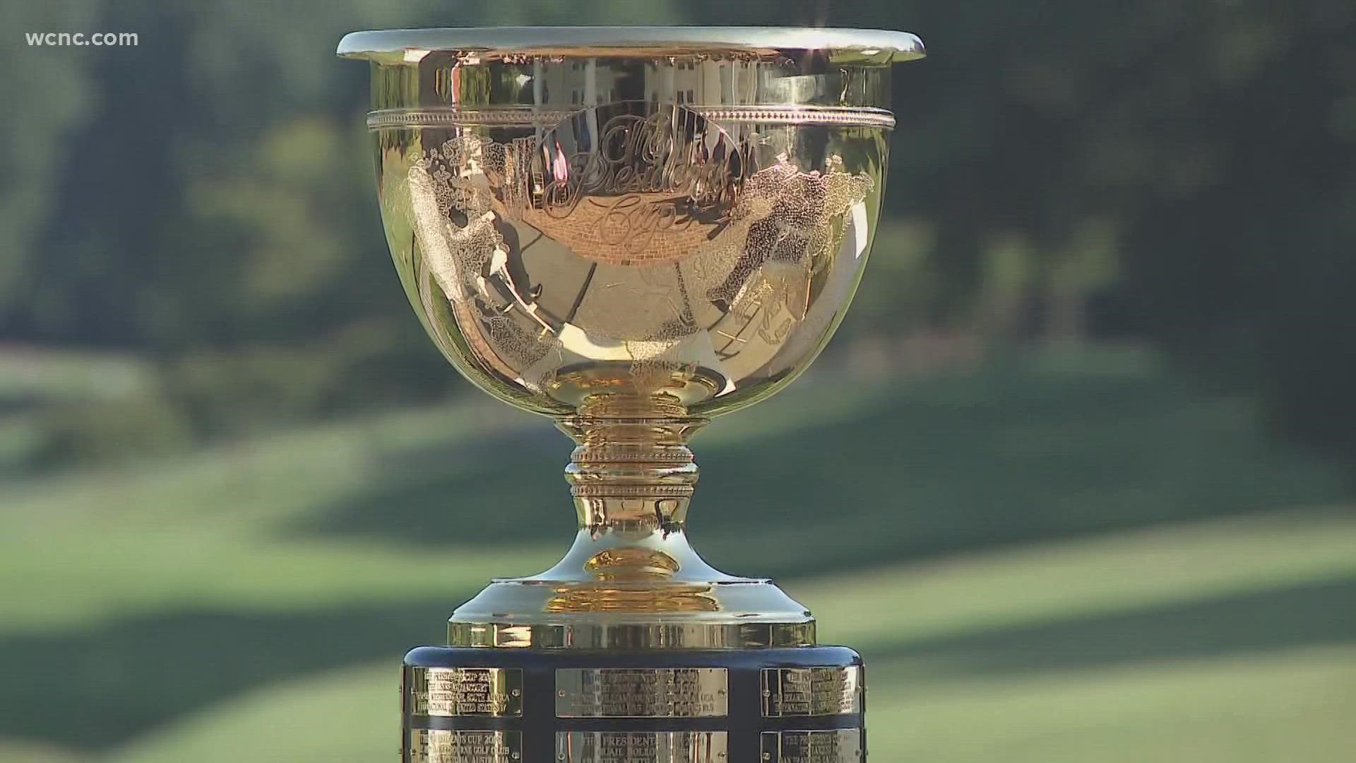 In one year, the Presidents Cup will come to Quail Hollow.