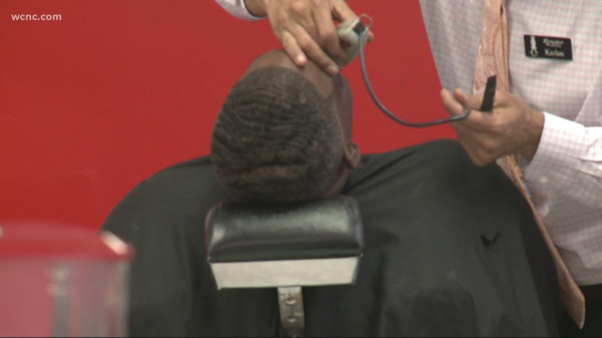 'Da Lucky Spot' is owned by Shaun Lucky Corbett, The first African American barbershop opened at Walmart in west charlotte.