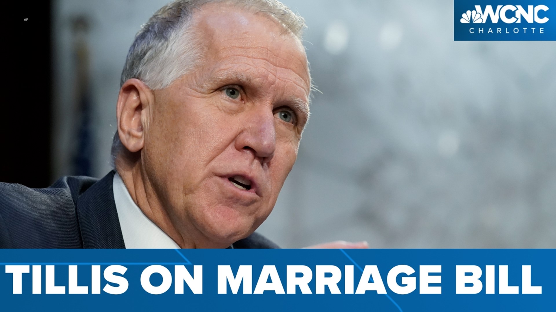 Senator Thom Tillis says he's confident a bill that codifies same sex marriage into US law will pass.