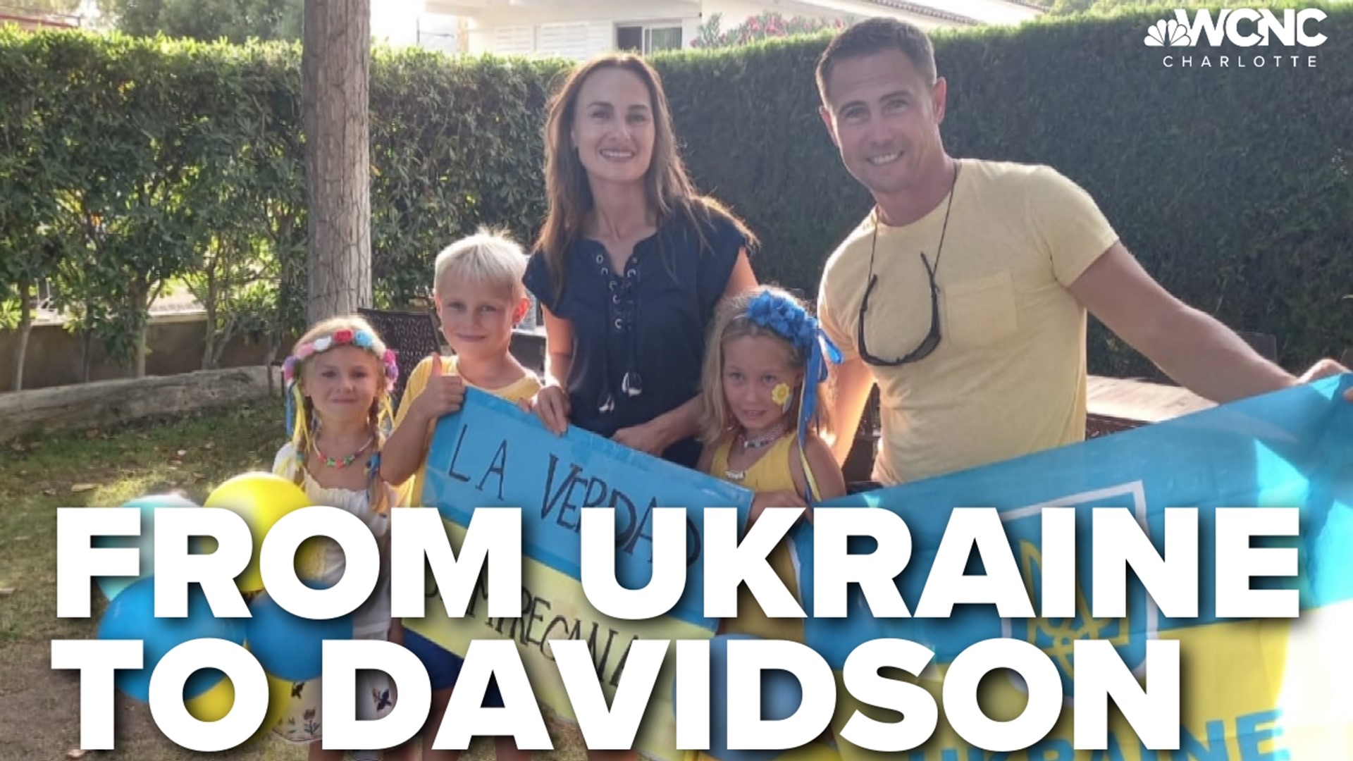 Olha Davydenko, her husband, and three kids left Ukraine in March of last year, after the war. They spent some time in Spain but now call North Carolina home.