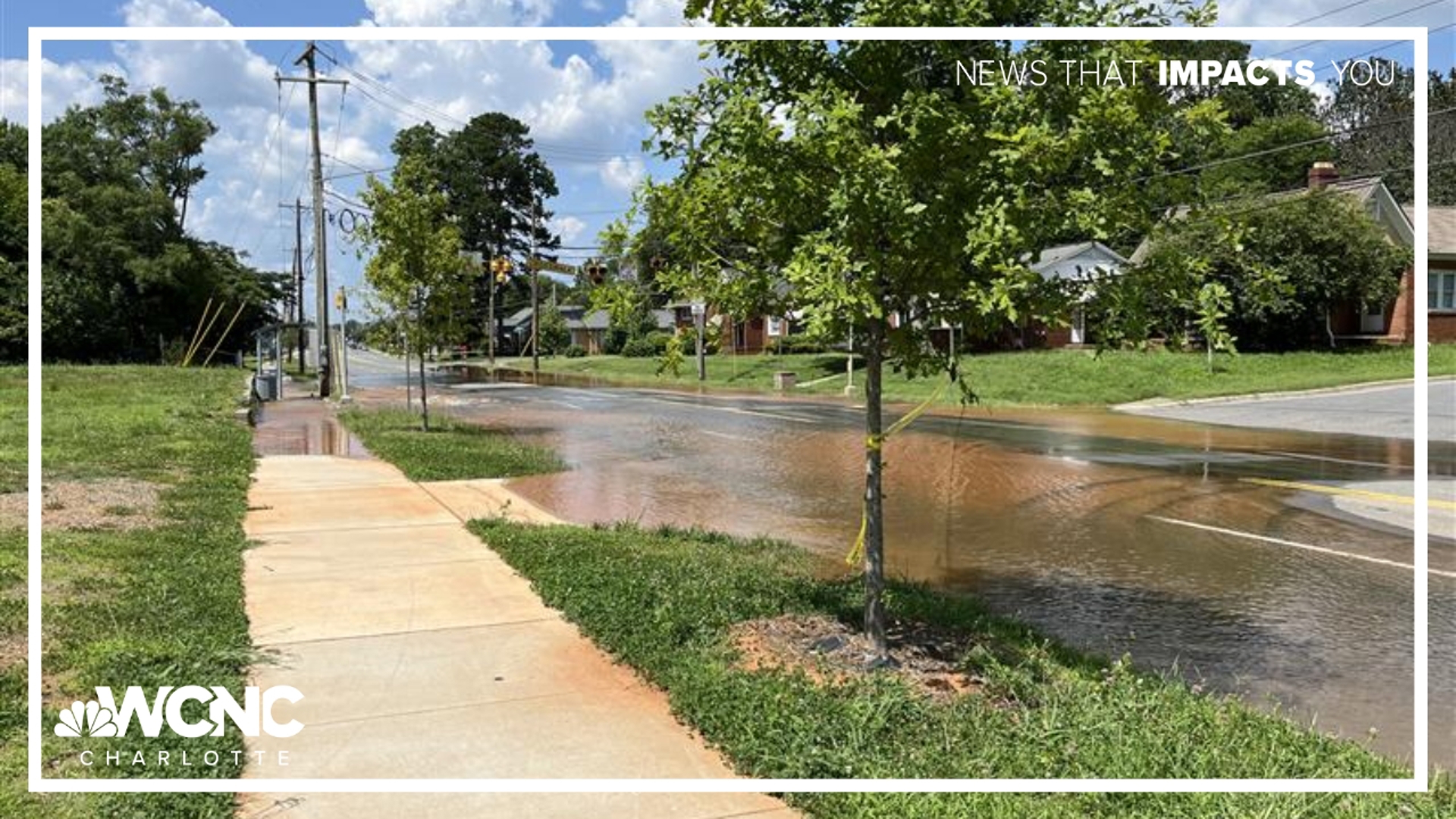 Beatties Ford Road closed after water main break | wcnc.com