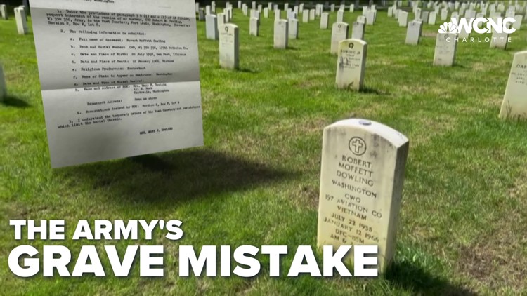 Army under fire for burial arrangement mistake