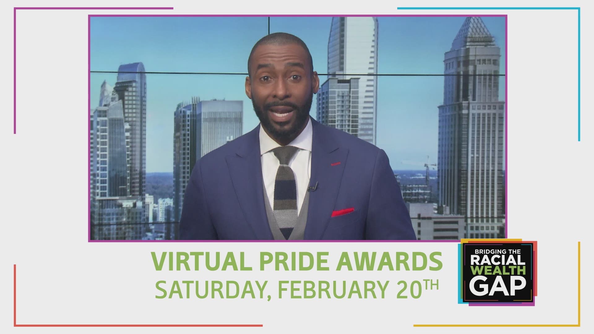 The Pride Awards will be hosted by WCNC Charlotte anchor Fred Shropshire on February 20.