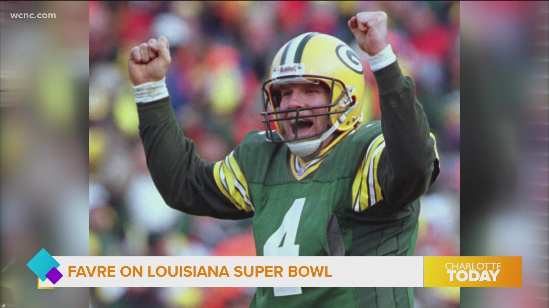 Brett Favre strolls down Super Bowl memory lane