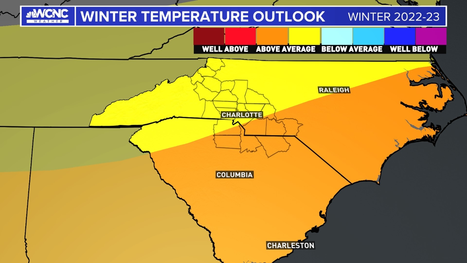 Brad snow forecast for Charlotte