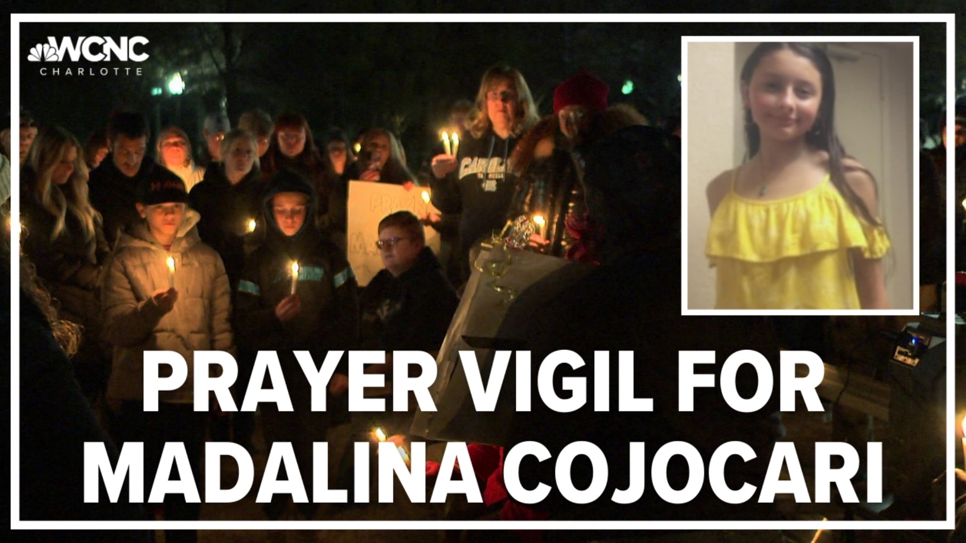 A prayer vigil was held Tuesday night for Madalina Cojocari, the missing 11-year-old girl from Cornelius, North Carolina.