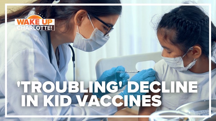 Routine childhood vaccines see 'troubling' decline, health officials warn