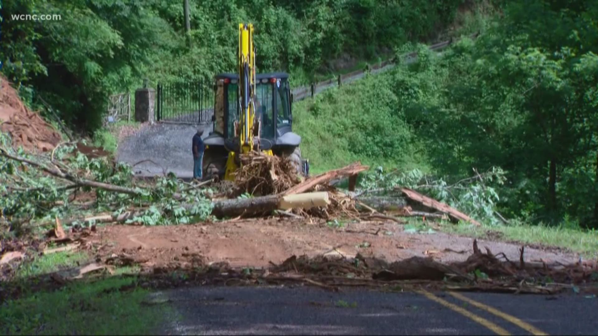 Two months after Sub-tropical storm Alberto triggered landslides in Watagua County, the clean up is still underway.
