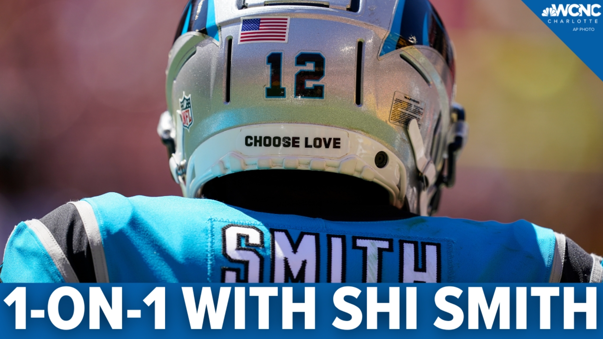 WCNC Charlotte's Ashley Stroehlein caught up with Panthers wide receiver Shi Smith ahead of the season opener.