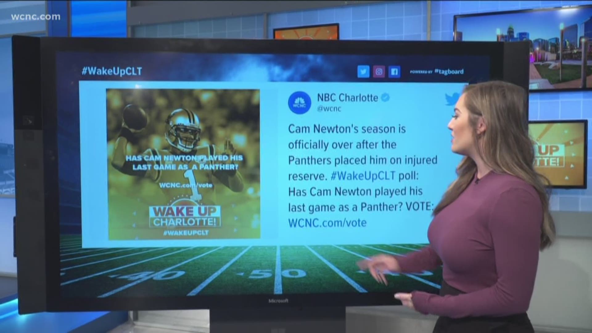 Has Cam Newton played his last game for the Panthers? 