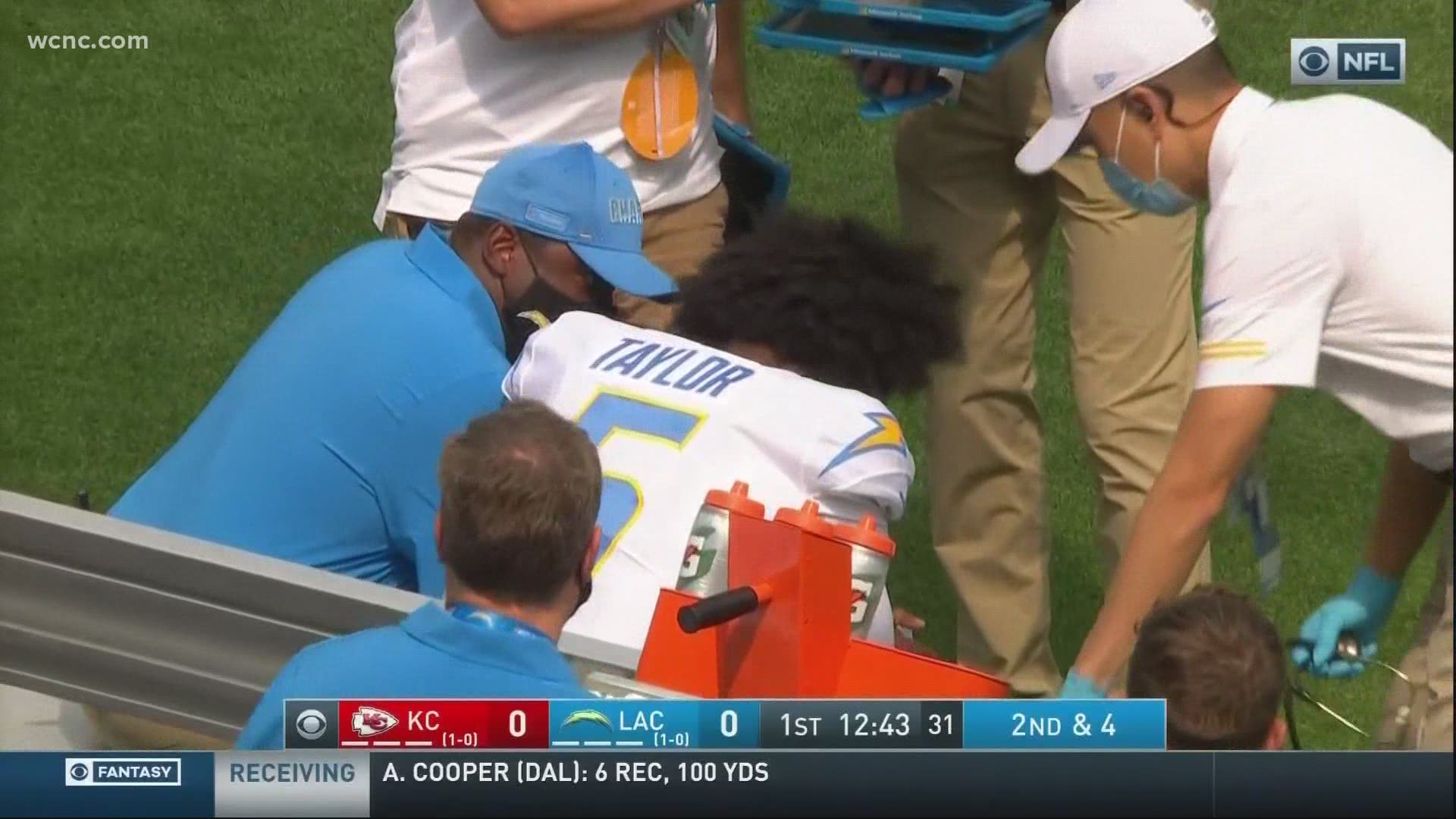 Chargers QB was unable to finish playing in last Sunday's game after chest pain.