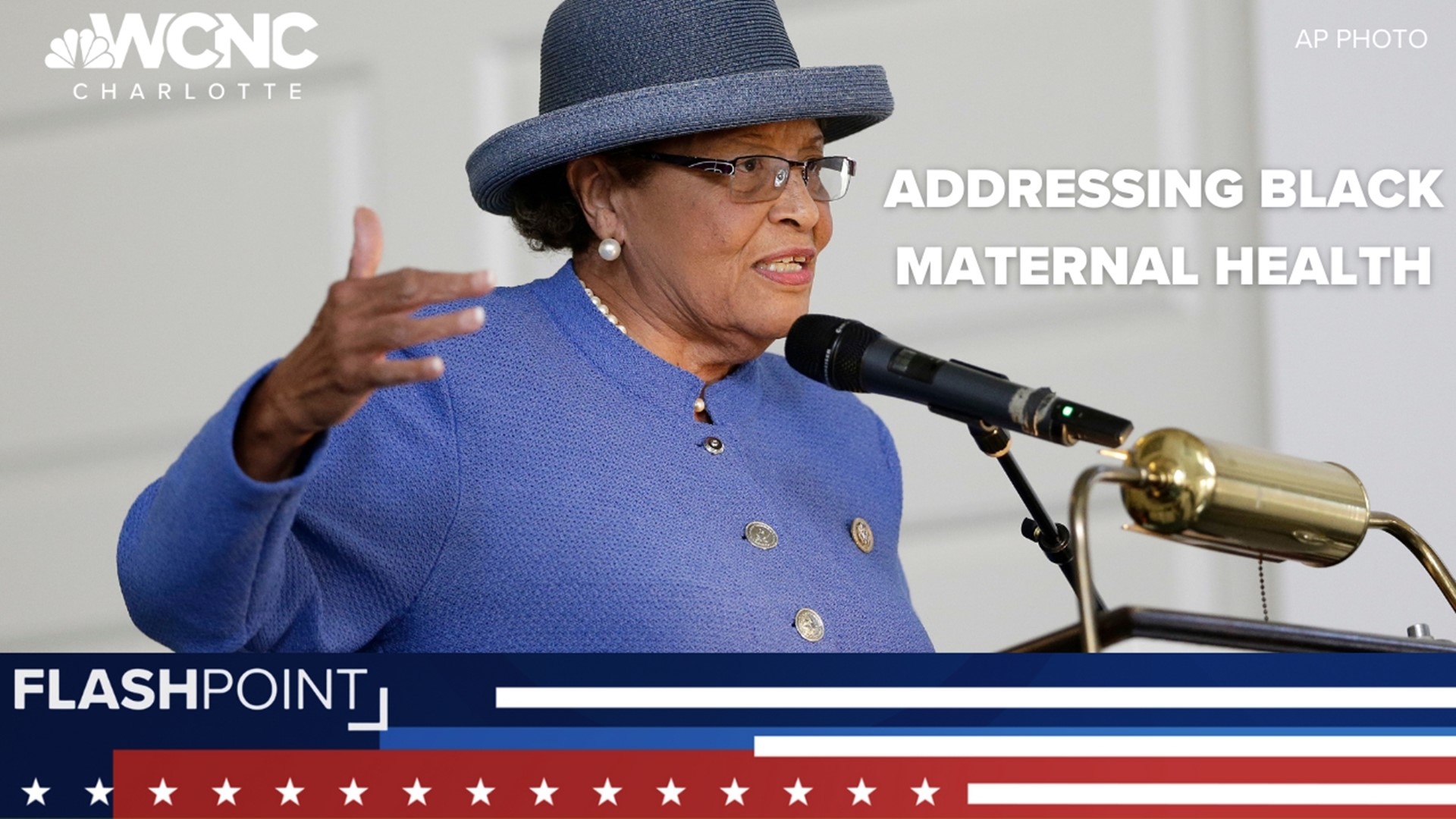 On Flashpoint, Rep. Alma Adams advocates for sweeping reform to protect moms