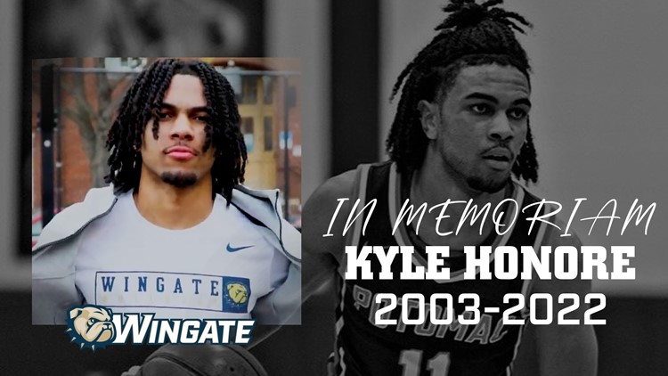 Prayer vigil held for student-athlete Kyle Honore at Wingate University
