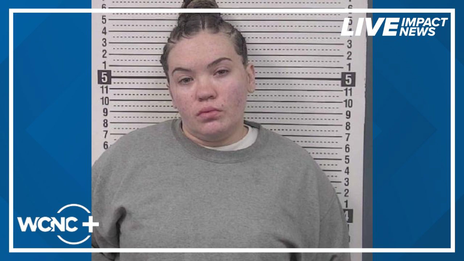 Lenoir Police arrested Paige Blue for homicide and child abuse charges in her infant's fentanyl-related death.
