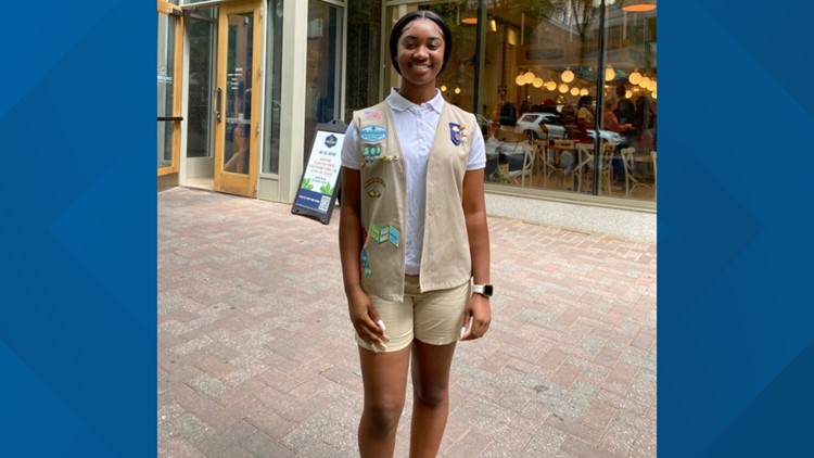 Charlotte Girl Scout earns top award for map on lost slavery history