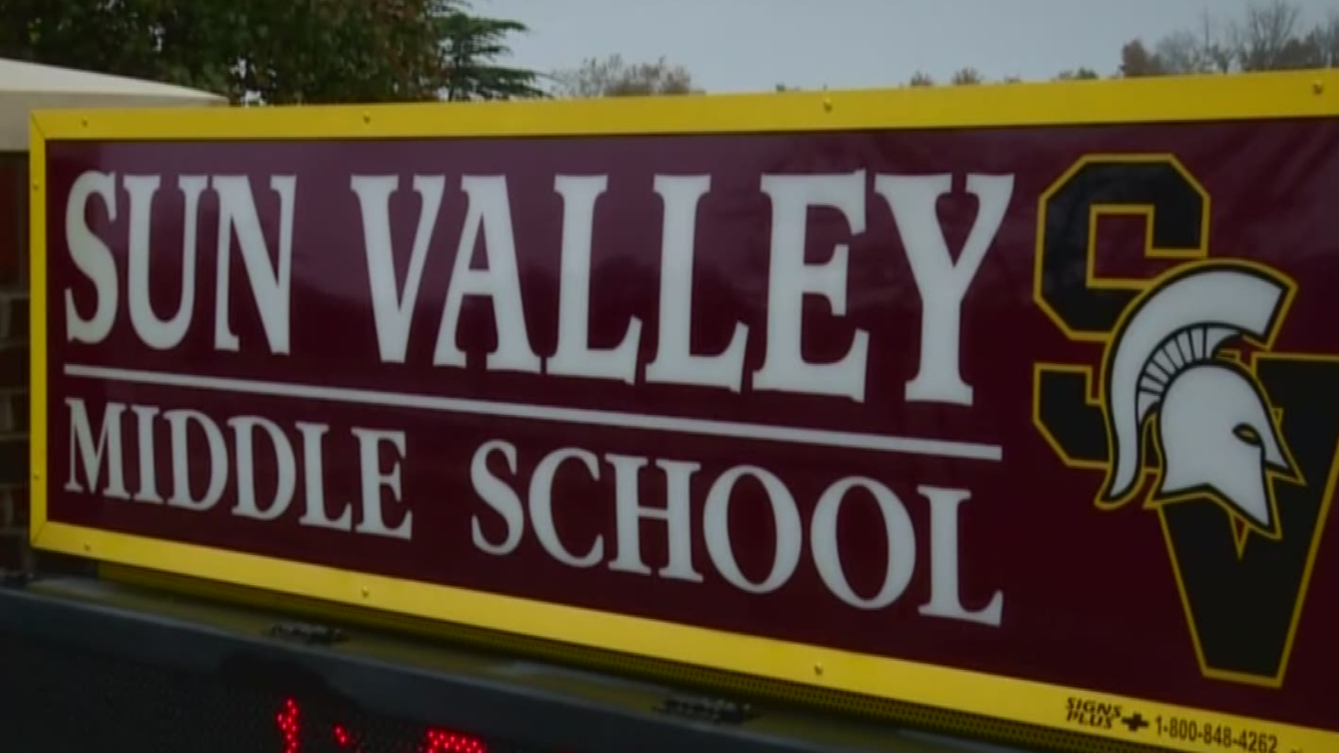 A Sun Valley Middle School football player is recovering after suffering a serious injury during a game on Saturday.