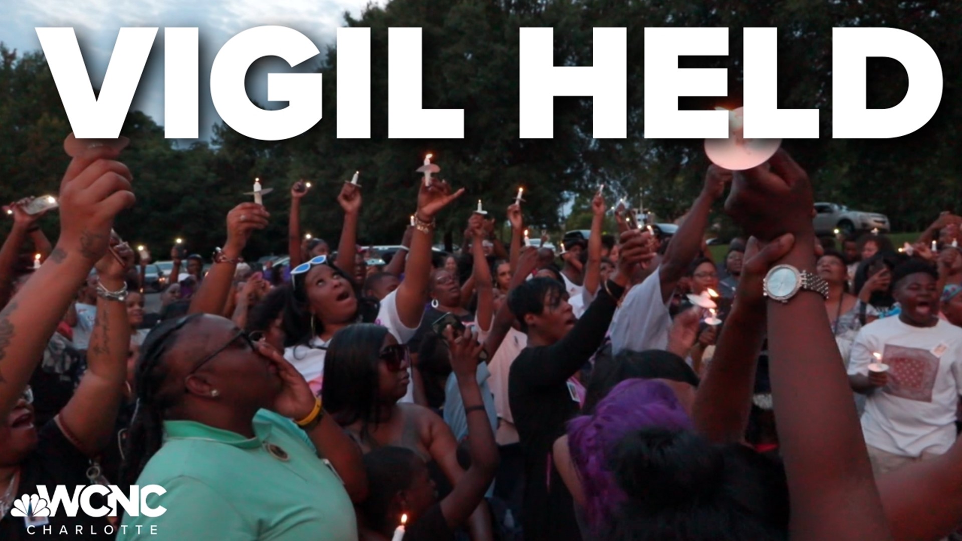 The vigil was held for Tyra Crosby, 25, who was killed on Tuesday, July 18.