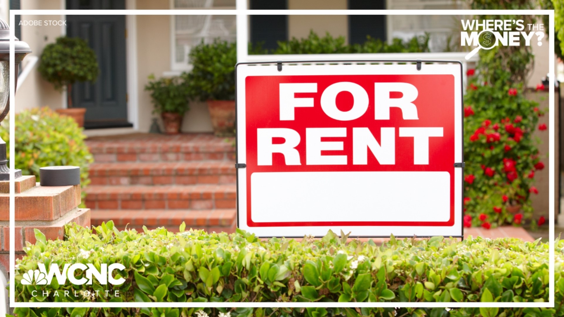 Good news for some people asking "Where's the money": New numbers show rent is finally cooling off in the Charlotte region.