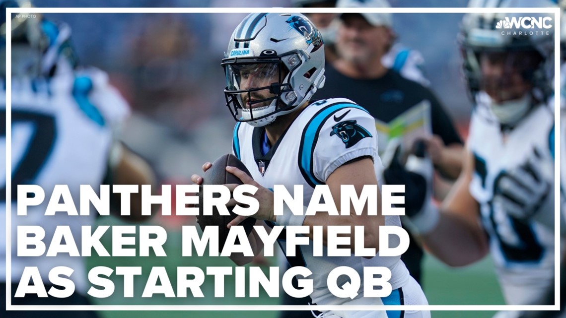 Carolina Panthers name Baker Mayfield as starting QB for Week 1 vs