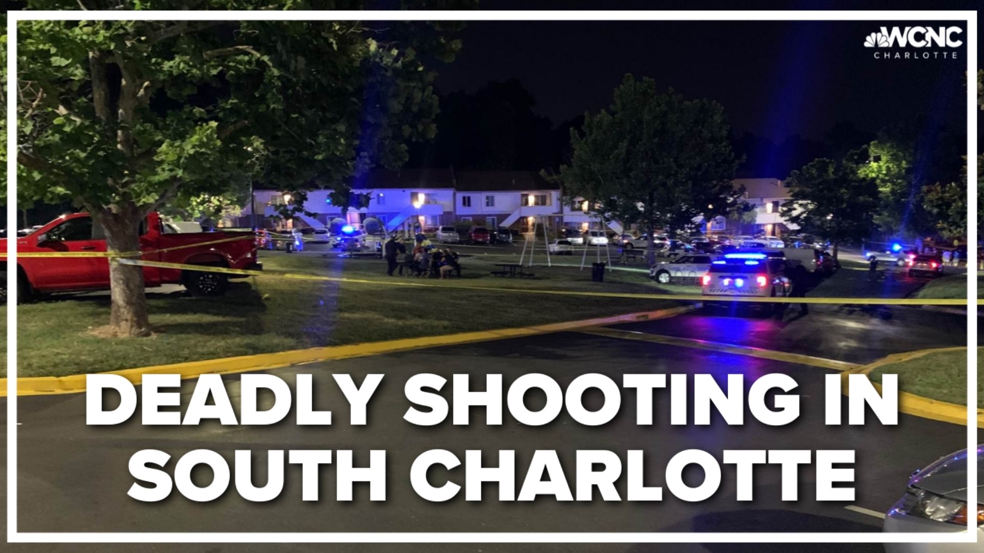 Police located two people shot in south Charlotte on Tuesday night.